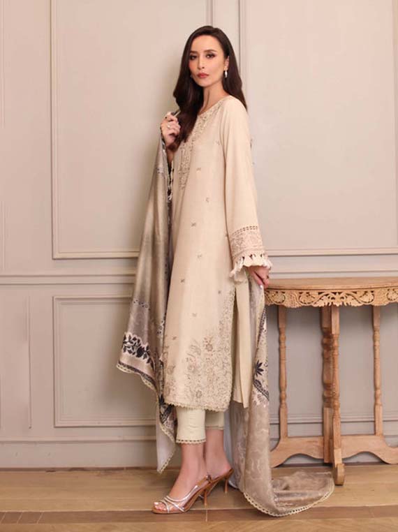 Noor by Saadia Asad Embroidered Printskhaas Collection 2025 (D7-A)