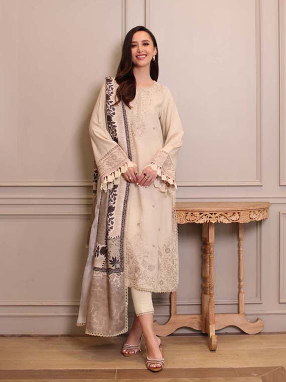 Noor by Saadia Asad Embroidered Printskhaas Collection 2025 (D7-A)