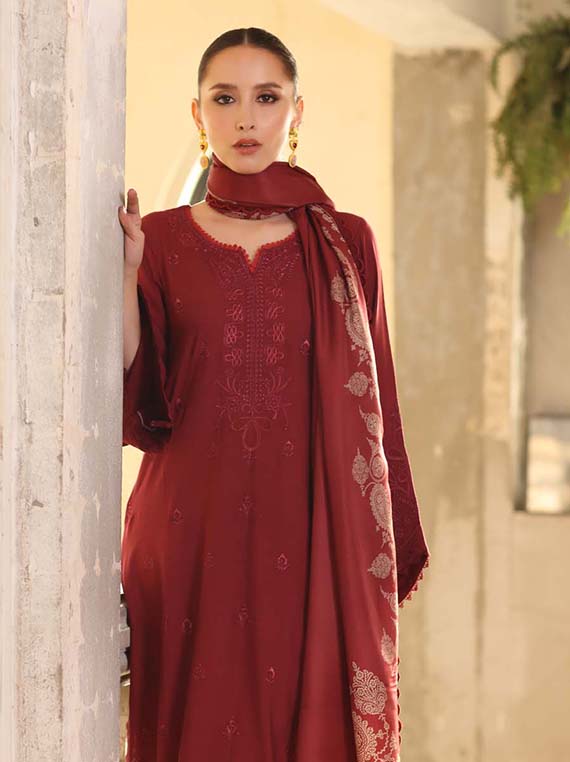 Noor by Saadia Asad Embroidered Printskhaas Collection 2025 (D9-B)