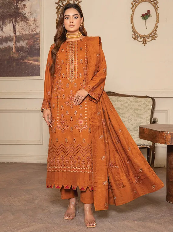 Noorain Slub Sweet Peach Collection 2025 By Sobia Waseem (D-05)