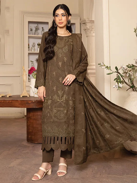 Noorain Slub Sweet Peach Collection 2025 By Sobia Waseem (D-08)