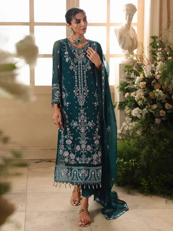 Noore by Altan Luxury Embellished Chiffon Unstitched Collection'26 (D-05)