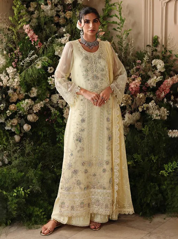 Noore by Altan Luxury Embellished Chiffon Unstitched Collection'26 (D-06)