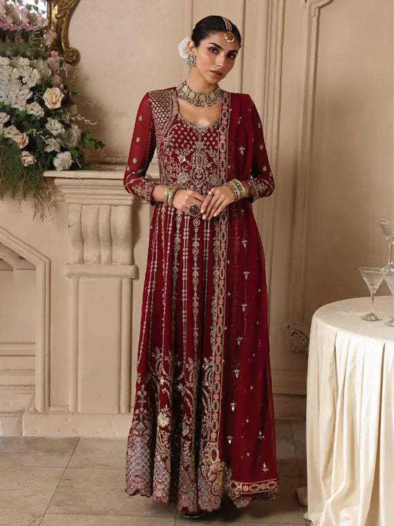 Noore by Altan Luxury Embellished Chiffon Unstitched Collection'26 (D-08)
