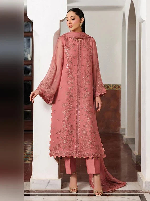 Nourah by ZARIF Embroidered Chiffon Collection 2026 (ANGORA)