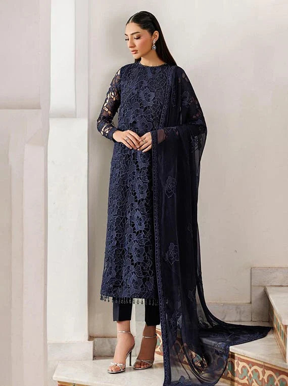 Nourah by ZARIF Embroidered Chiffon Collection 2026 (SARAYA)