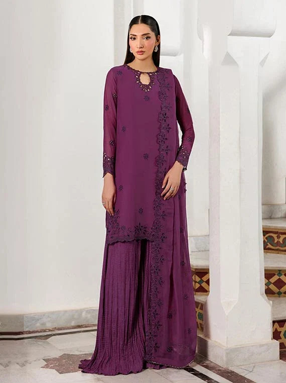 Nourah by ZARIF Embroidered Chiffon Collection 2026 (WADHAI)