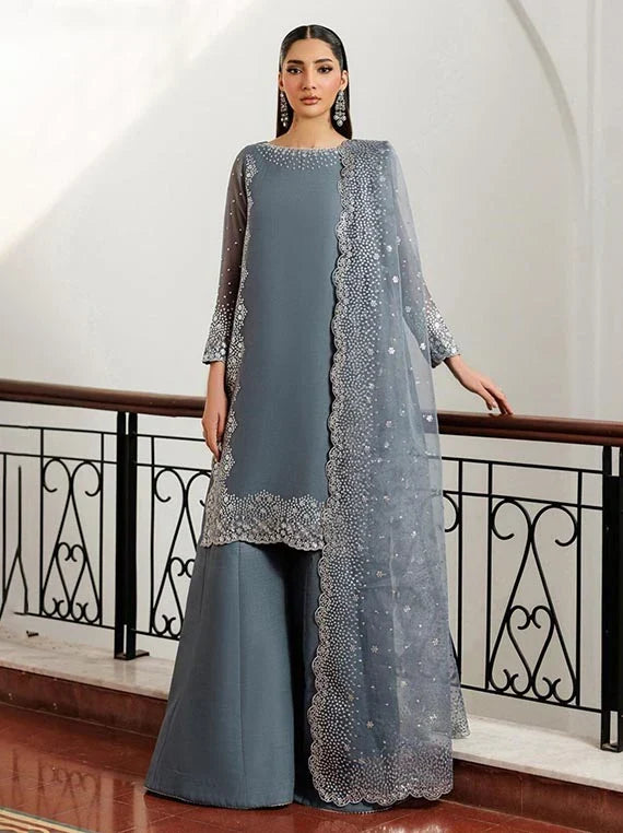 Nourah by ZARIF Embroidered Chiffon Collection 2026 (ZARMINA)