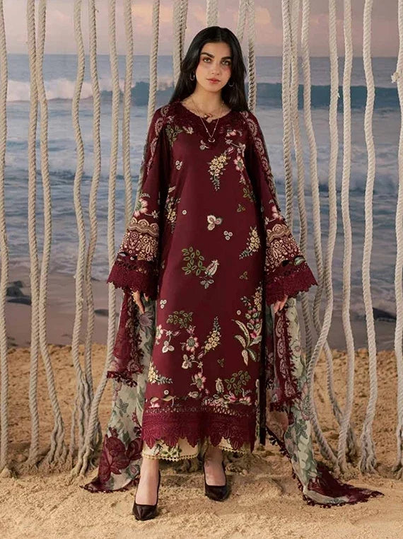 Nureh Daily Delight Embroidered Viscose Unstitched Collection'26 (DD-40)