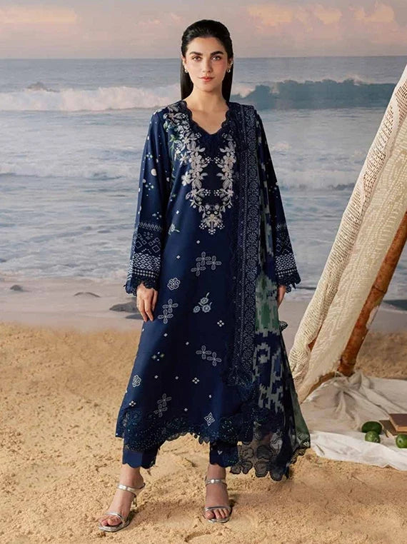 Nureh Daily Delight Embroidered Viscose Unstitched Collection'26 (DD-42)