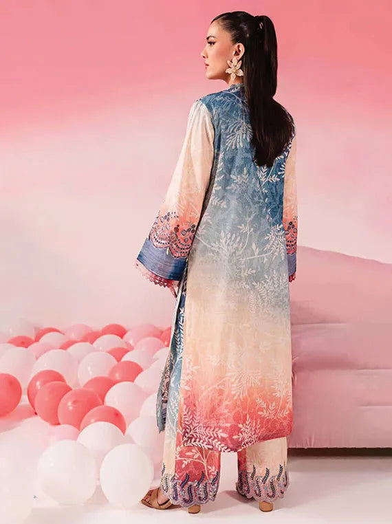 Nureh Ballerina Chikenkari Lawn Collection 2024 (NU2-146)