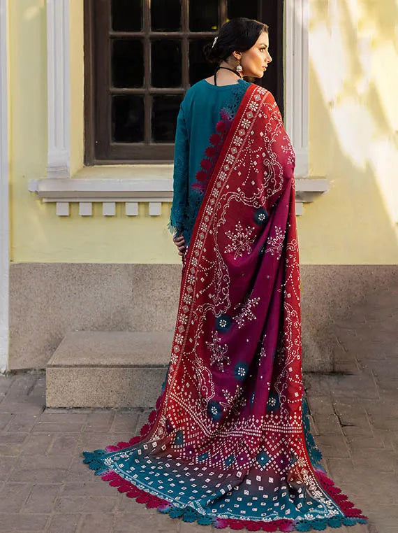 Nureh Bazar Chikankari Khaddar Collection 2024 (NE-112)