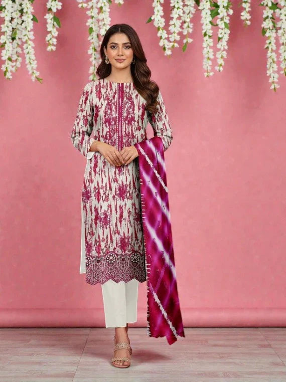 Nureh By Riaz Arts Fancy Embroidered Lawn Collection 2026 (D-03)