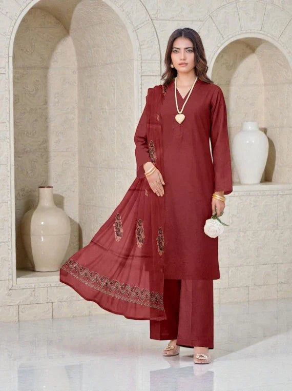 Nureh By Riaz Arts Fancy Lawn Collection 2026 VOL-7220 (D-04)