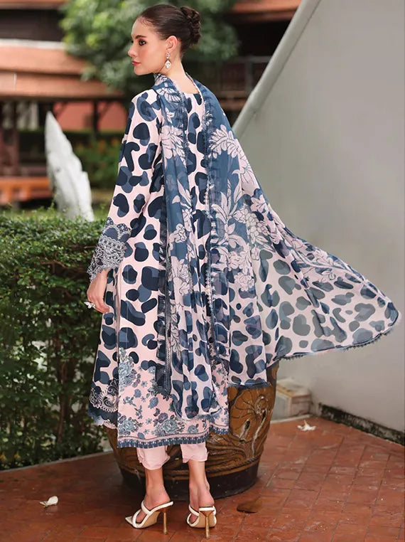 Nureh Daily Delight Embroidered Viscose Slub Collection 2025 (DD-19)