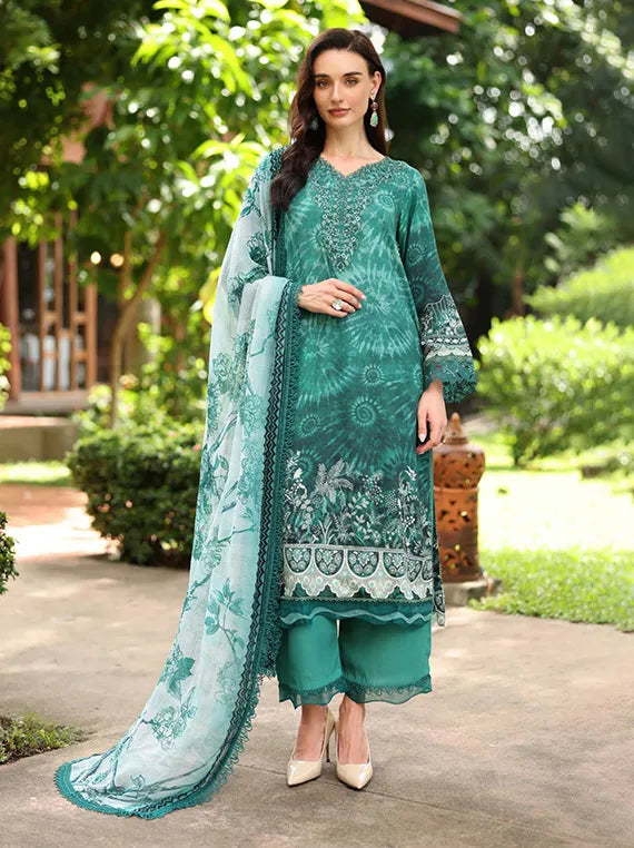Nureh Daily Delight Embroidered Viscose Slub Collection 2025 (DD-22)