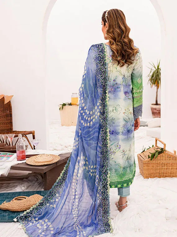 Nureh Gardenia Printed Lawn Collection 2024 (NSG-147)