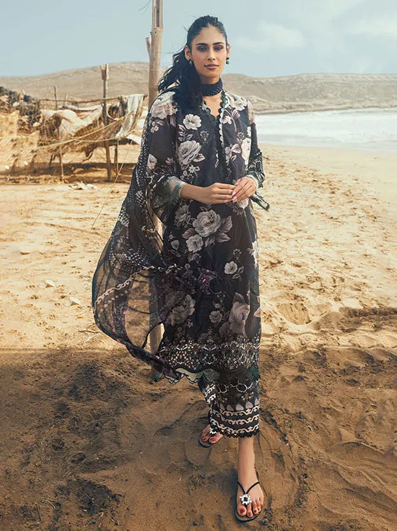 Nureh Gardenia Printed Lawn Collection 2024 (NSG-155)