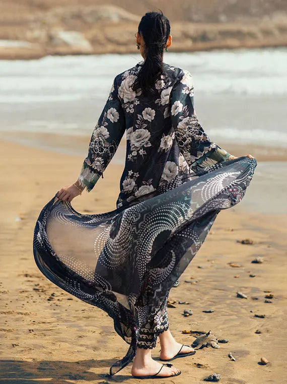 Nureh Gardenia Printed Lawn Collection 2024 (NSG-155)