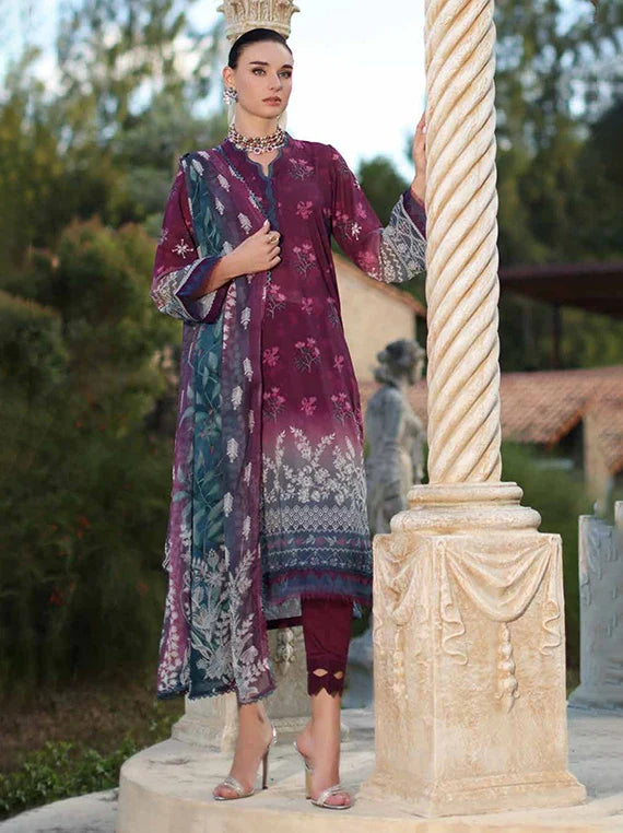 Nureh Signature Printed Swiss Lawn Collection 2026 (SP-197)