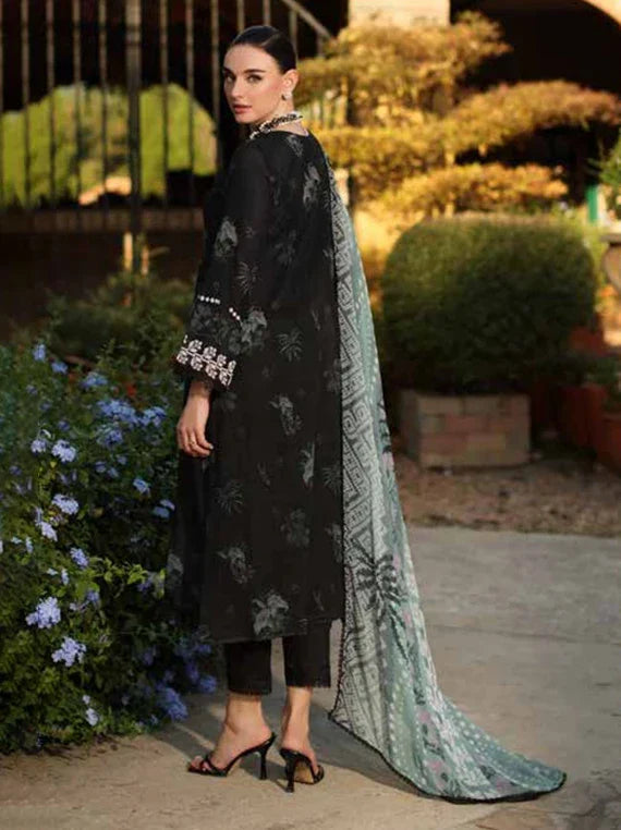 Nureh Signature Printed Swiss Lawn Collection 2026 (SP-198)