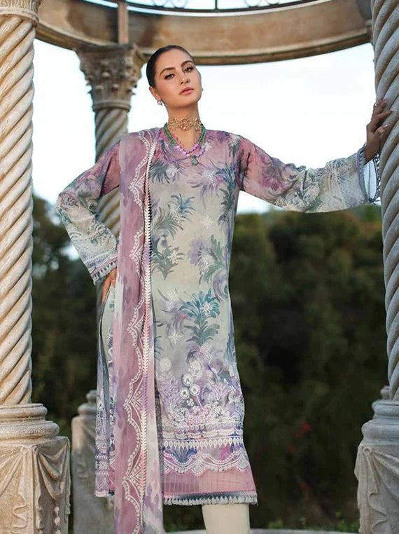 Nureh Signature Printed Swiss Lawn Collection 2026 (SP-199)