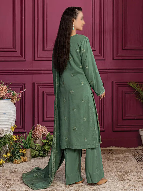 ORCHID by Fantak Embroidered Dhanak Collection 2025 (D-06)