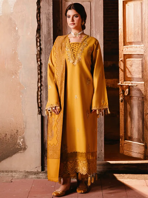 Onora by Hum Dum Embroidered Khaddar Collection 2025 Chapter-02