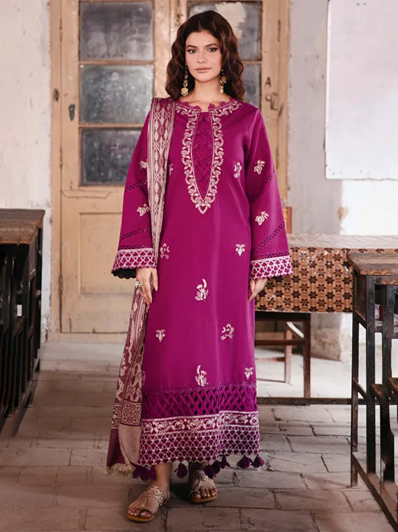 Onora by Hum Dum Embroidered Khaddar Collection 2025 Chapter-02 (D07)
