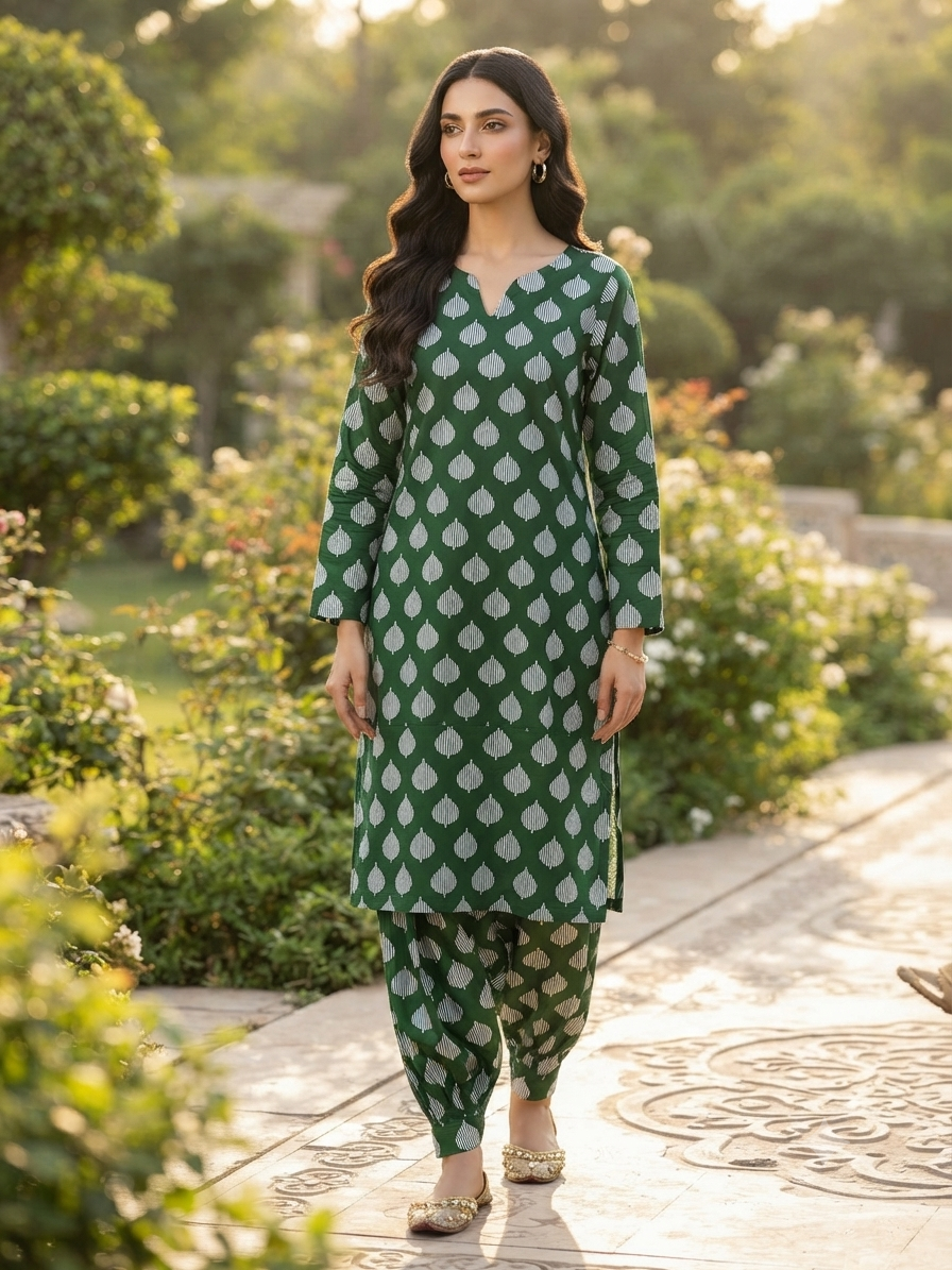 Open Cutting Printed Lawn Edit26 Vol-FA57 (D-10)