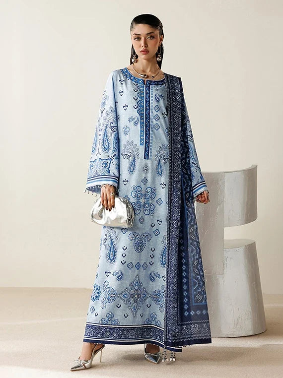 Orlina by Jazmin Printed Raw Silk Unstitched Collection'26 (OR26-D02)