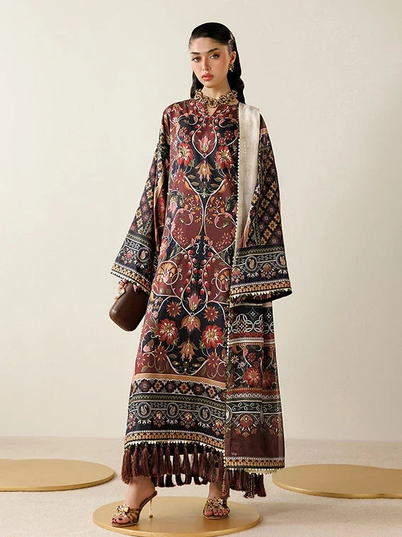 Orlina by Jazmin Printed Raw Silk Unstitched Collection'26 (OR26-D03)