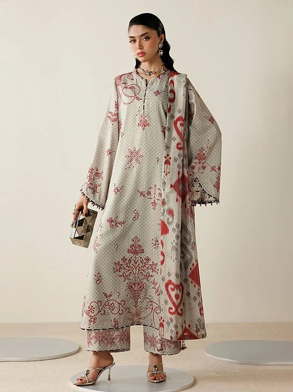 Orlina by Jazmin Printed Raw Silk Unstitched Collection'26 (OR26-D06)