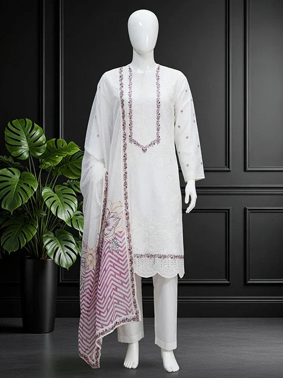 Oshan Embroidered Lawn 2026 by ABC Vol-26DB51 D-02