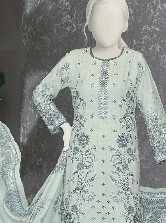 PASBAAN by ABC Embroidered Printed Peach Collection 2025 (D-1231)