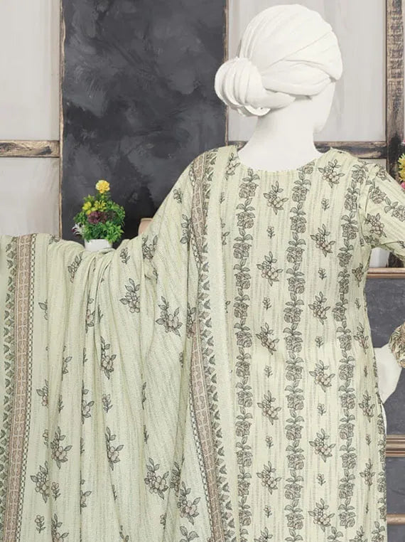 PASBAAN by ABC Embroidered Printed Peach Collection 2025 (D-1235)