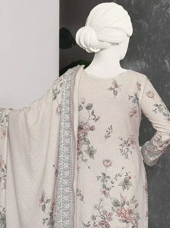 PASBAAN by ABC Embroidered Printed Peach Collection 2025 (D-1236)