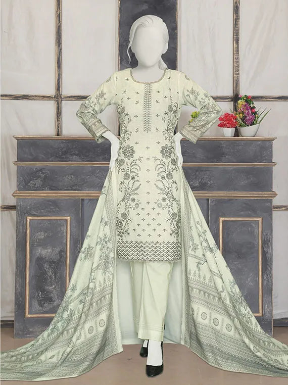 PASBAAN by ABC Embroidered Printed Peach Collection 2025