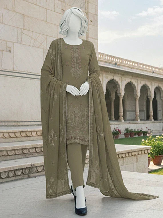 POSHAK by ABC Embroidered Lawn Collection 2026 (D-02)