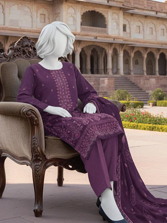 POSHAK by ABC Embroidered Lawn Collection 2026 (D-03)