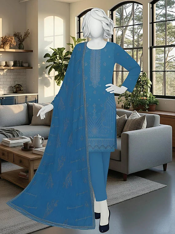 POSHAK by ABC Embroidered Lawn Collection 2026 (D-04)