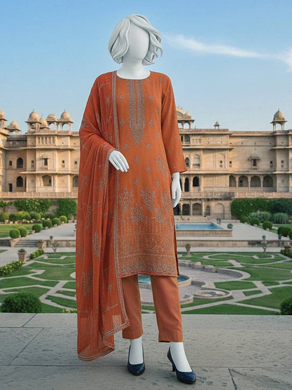 POSHAK by ABC Embroidered Lawn Collection 2026 (D-05)