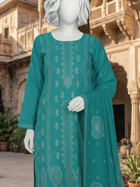 POSHAK by ABC Embroidered Lawn Collection 2026 (D-07)