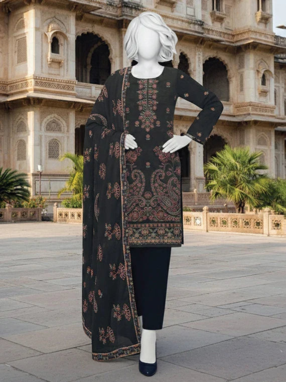 POSHAK by ABC Embroidered Lawn Collection 2026 (D-08)