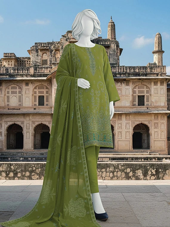 POSHAK by ABC Embroidered Lawn Collection 2026 (D-10)