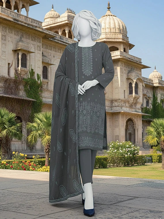 POSHAK by ABC Embroidered Lawn Collection 2026 (D-11)