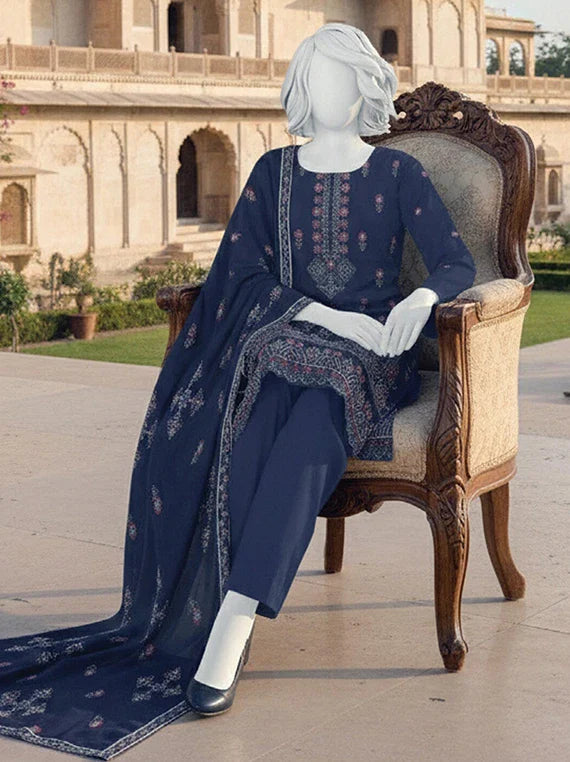 POSHAK by ABC Embroidered Lawn Collection 2026 (D-12)