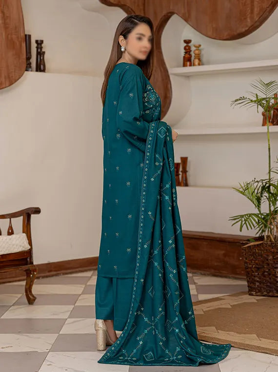 POSHAQ by Fantak Embroidered Karandi Collection 2025 (D-06)
