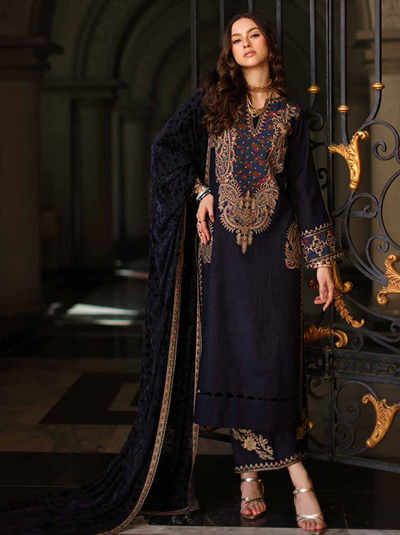 POSHIMA Embroidered Peach Leather Collection 2025 by Charizma (PSW5-16)