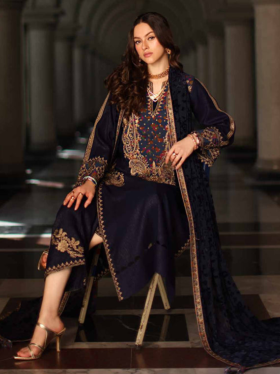 POSHIMA Embroidered Peach Leather Collection 2025 by Charizma (PSW5-16)